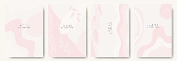 fondos abstractos modernos. estilo minimalista de moda. varias formas configuran plantillas de diseño buenas para la tarjeta de fondo saludo papel tapiz folleto volante invitación y otros. ilustración vectorial vector