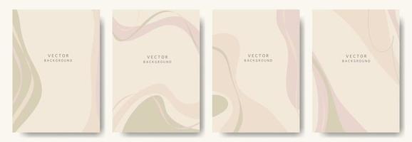 fondos abstractos modernos. estilo minimalista de moda. varias formas configuran plantillas de diseño buenas para la tarjeta de fondo saludo papel tapiz folleto volante invitación y otros. ilustración vectorial vector