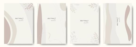 fondos abstractos modernos. estilo minimalista de moda. varias formas configuran plantillas de diseño buenas para la tarjeta de fondo saludo papel tapiz folleto volante invitación y otros. ilustración vectorial vector