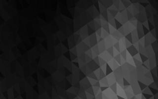 Dark Silver, Gray vector blurry triangle template.