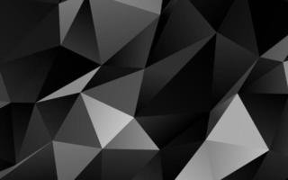 Dark Silver, Gray vector polygonal background.