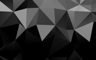 Dark Silver, Gray vector shining triangular template.