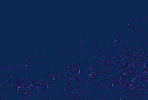 Light Blue, Red vector background with bubbles.