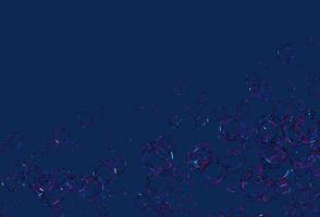 Light Blue, Red vector background with bubbles.