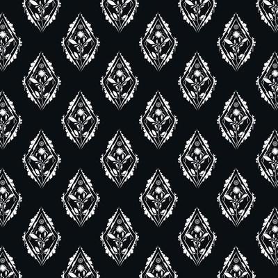 seamless elegant royal damask floral diamond pattern flower ornament black background suitable for interior house wallpaper