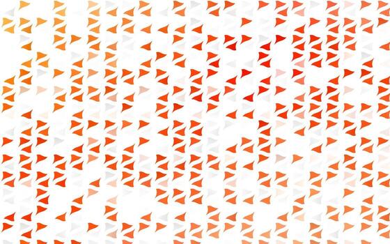 textura de vector rojo claro en estilo triangular.