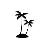 coconut tree icon vector illustration