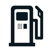 Gas Pump or Petrol fueling Station Icon Clip art vector Icon