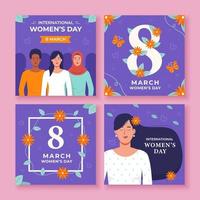 International Women's Day Social Media Post vector