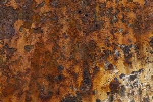 background, rusty iron texture in the city photo