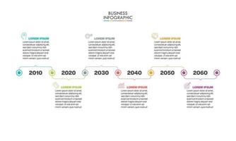 Presentation business infographic template vector