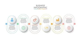 Presentation business infographic template vector