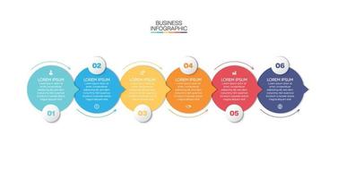 Presentation business infographic template vector