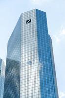 Frankfurt am Main, Germany, June 27, 2020 - The Deutsche Bank Twin Towers photo