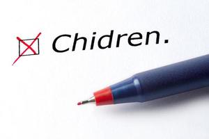 The word children is printed on a white background. photo