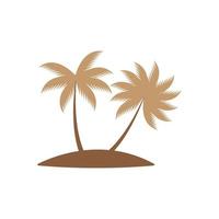 coconut tree icon vector illustration