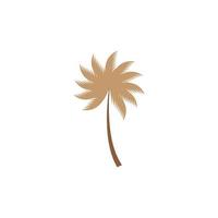 coconut tree icon vector illustration