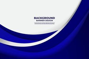 Blue Wave Background Banner Design Template For Flyer, Business Poster Design, Business Presentation, Sales promotion And Advertising vector