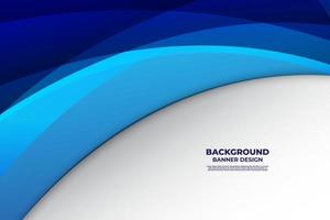 Blue Wave Background Banner Design Template For Flyer, Business Poster Design, Business Presentation, Sales promotion And Advertising vector