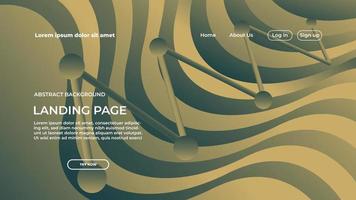 Landing Page Background Design Template vector