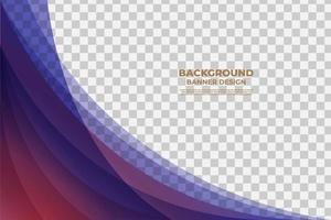 Colorful Wave Background Banner Design Template For Business Presentation, Flyer, Business Poster Design vector