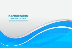 Blue Wave Background Banner Design Template For Flyer, Business Poster Design, Business Presentation, Sales promotion And Advertising vector