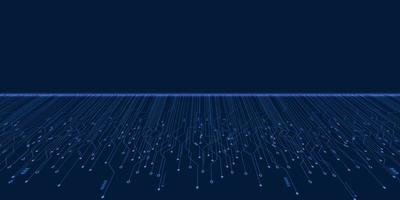 Abstract Technology Background, blue circuit board pattern vector