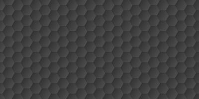 Abstract black hexagonal background, hexagon shape