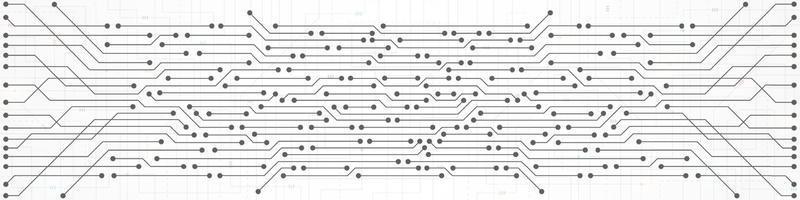 Fondo de tecnología abstracta, patrón de placa de circuito. vector