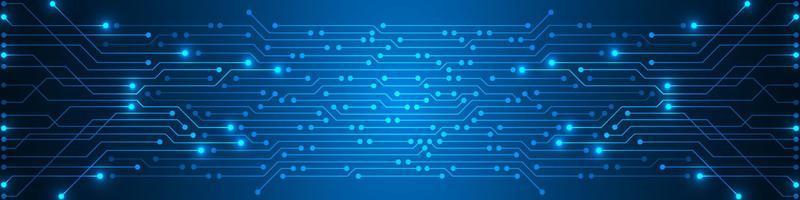 Microchip Technology Background, blue digital circuit board pattern vector