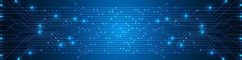 Microchip Technology Background, blue digital circuit board pattern vector