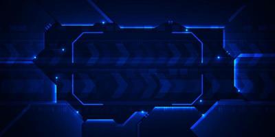 Hi-tech speed technology , Abstract blue frame digital background