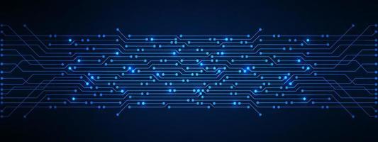 Microchip Technology Background, blue digital circuit board pattern vector