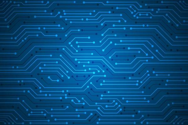 Abstract Technology Background, blue circuit board pattern, blank space