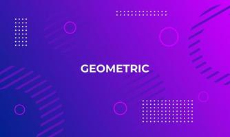 trendy geometric abstract background vector