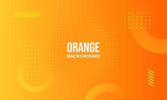 bright abstract background orange color vector