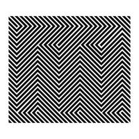 Letter M parallel line illusion eye stripe vector illustration