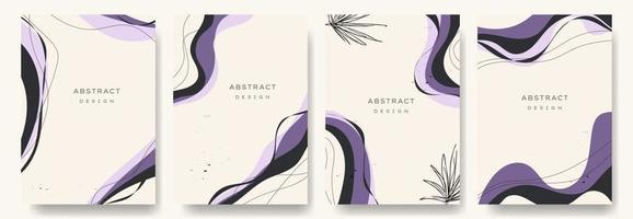 Modern abstract vector backgrounds.minimal trendy style. various shapes set up design templates good for background  card greeting wallpaper brochure flier invitation and other. vector illustration