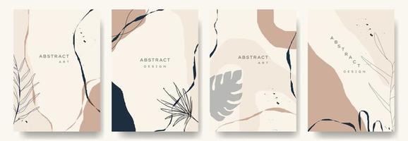 Modern abstract vector backgrounds.minimal trendy style. various shapes set up design templates good for background  card greeting wallpaper brochure flier invitation and other. vector illustration