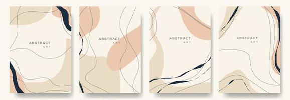 Modern abstract vector backgrounds.minimal trendy style. various shapes set up design templates good for background  card greeting wallpaper brochure flier invitation and other. vector illustration