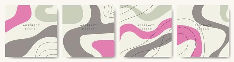 Modern abstract vector backgrounds.minimal trendy style. various shapes set up design templates good for background  card greeting wallpaper brochure flier invitation and other. vector illustration