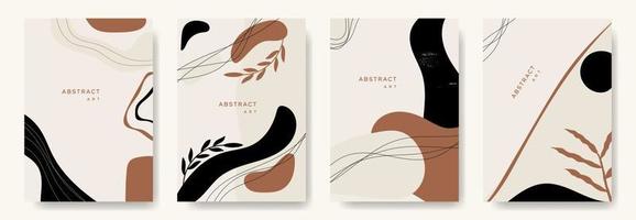 Modern abstract vector backgrounds.minimal trendy style. various shapes set up design templates good for background  card greeting wallpaper brochure flier invitation and other. vector illustration