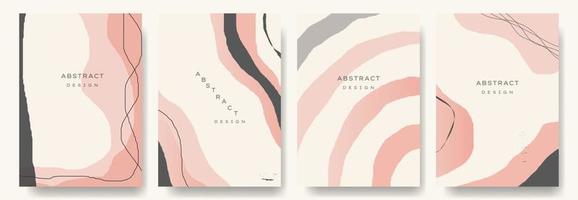 Modern abstract vector backgrounds.minimal trendy style. various shapes set up design templates good for background  card greeting wallpaper brochure flier invitation and other. vector illustration