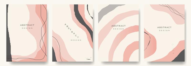 Modern abstract vector backgrounds.minimal trendy style. various shapes set up design templates good for background  card greeting wallpaper brochure flier invitation and other. vector illustration