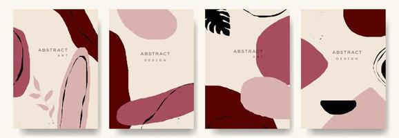 Modern abstract vector backgrounds.minimal trendy style. various shapes set up design templates good for background  card greeting wallpaper brochure flier invitation and other. vector illustration