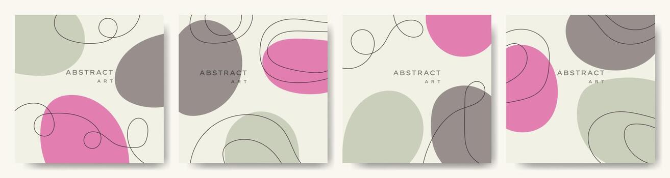 Modern abstract vector backgrounds.minimal trendy style. various shapes set up design templates good for background  card greeting wallpaper brochure flier invitation and other. vector illustration