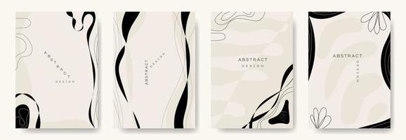 Modern abstract vector backgrounds.minimal trendy style. various shapes set up design templates good for background  card greeting wallpaper brochure flier invitation and other. vector illustration