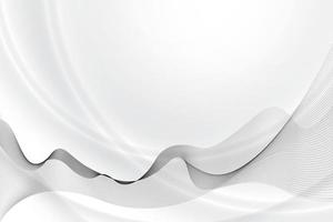 Abstract wave element on gray background with modern stripes. Vector illustration.