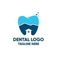 Dental Logo Tooth Design Vector Template. Dental Logo Icon Isolated On White Background