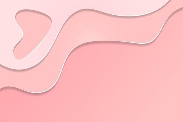 Abstract pink paper cut background